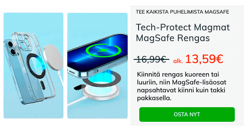Tee kaikista puhelimista magsafe