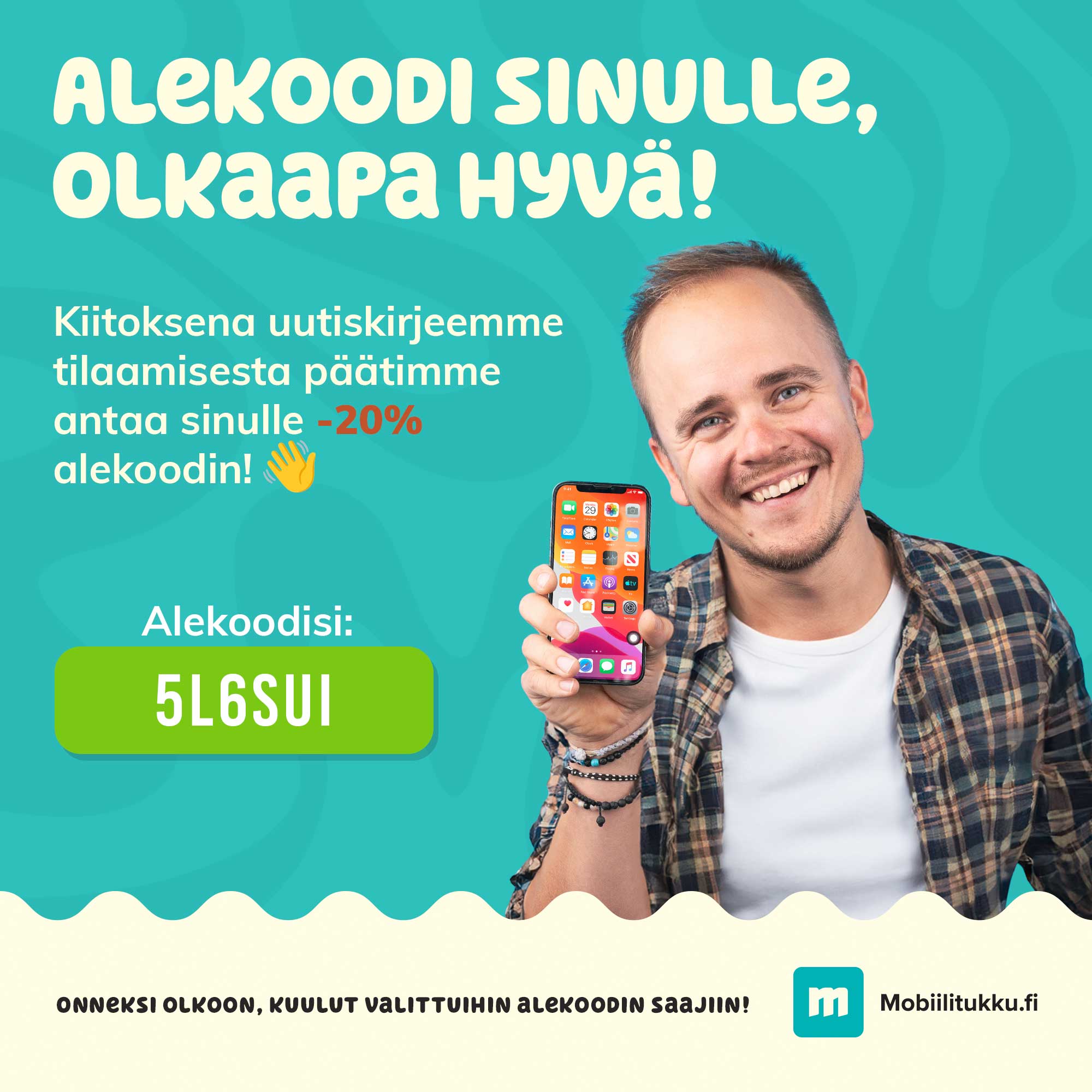 Alekoodia tuloillaan - ole hyvä!