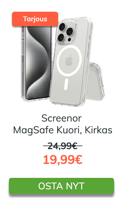 Screenor MagSafe kirkkaat kuoret