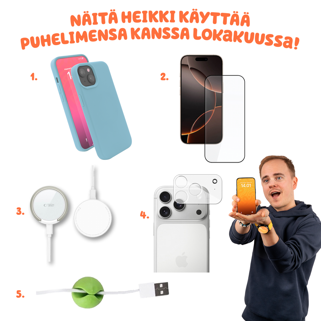 Heikin puhelintarvikkeet lokakuussa