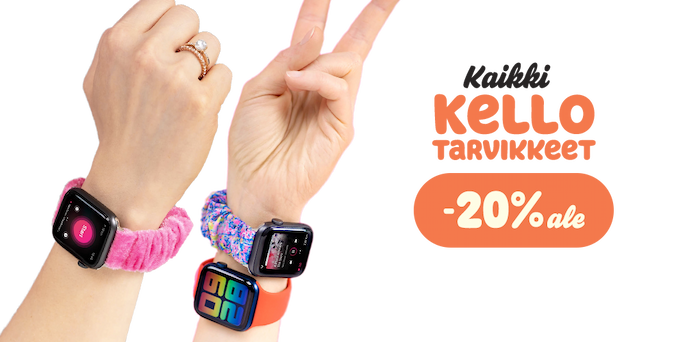 Kellotarvikkeet -20%