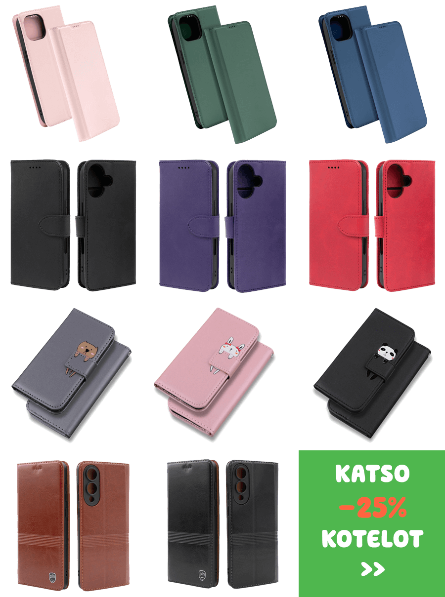 Kannelliset suojakotelot -25%