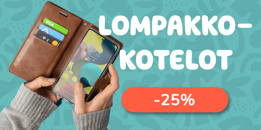Lompakkokotelot -25%