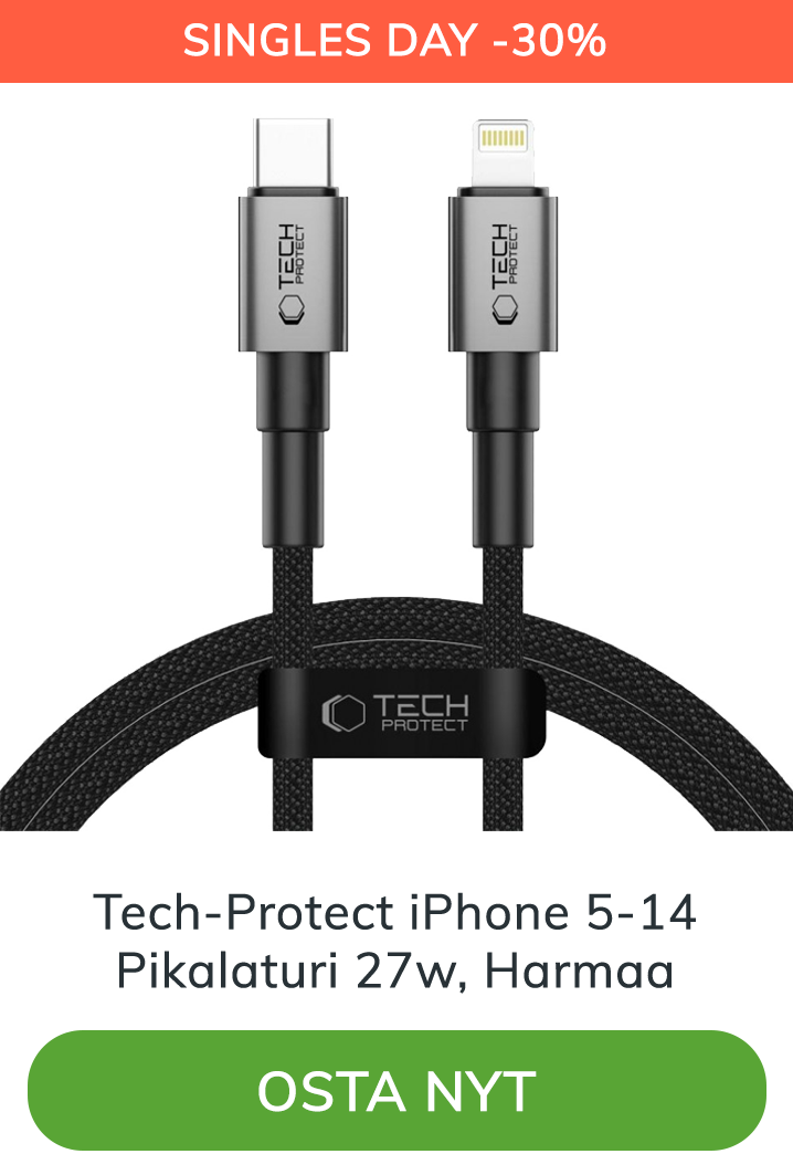 Tech Protect iPhone 5-14 laturi