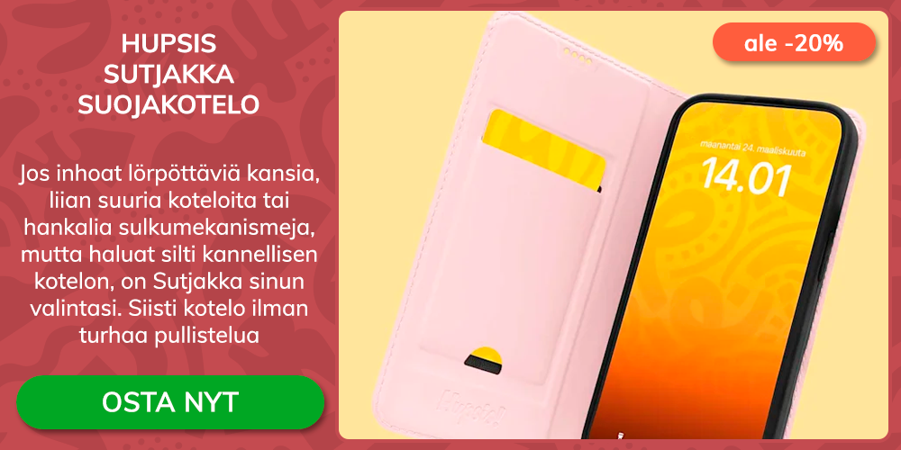 Hupsis Sutjakka Suojakotelot