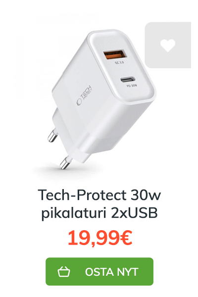 Tech-Protect laturi 30w