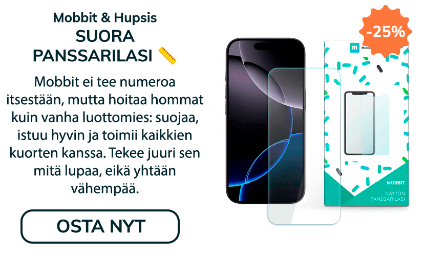 Mobbit & Hupsis Suora panssarilasi -25%