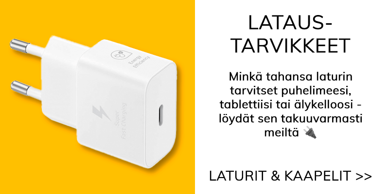 Lataustarvikkeet kaikkiin laitteisiin
