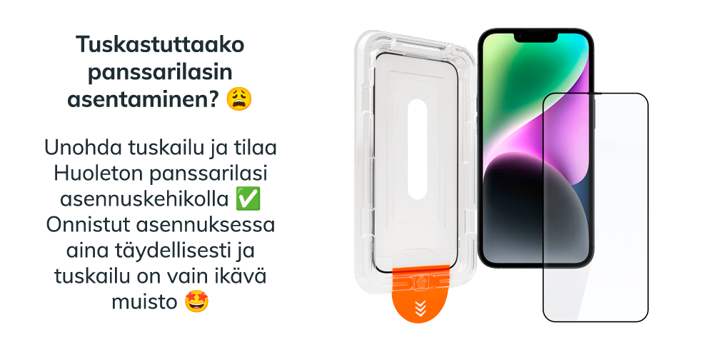 Tuskastuttaako panssarilasin asentaminen?