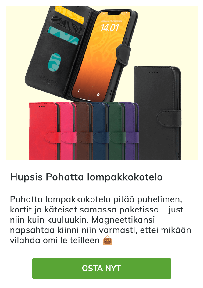 Hupsis Pohatta suojakotelo