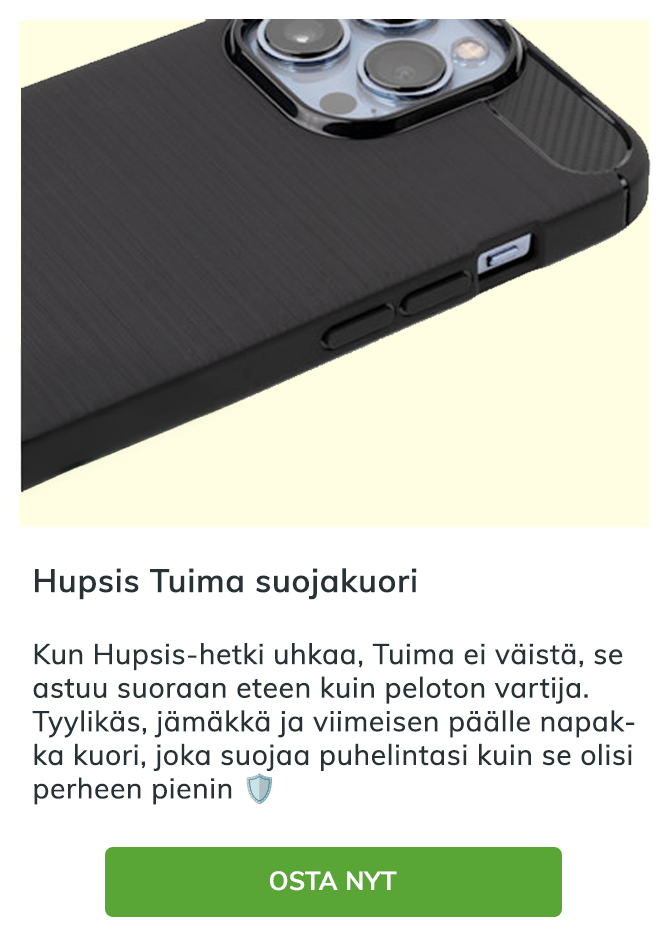 Hupsis Tuima suojakuori