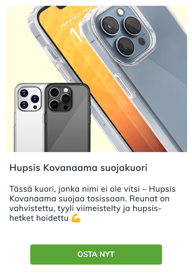 Hupsis Kovanaama suojakuori