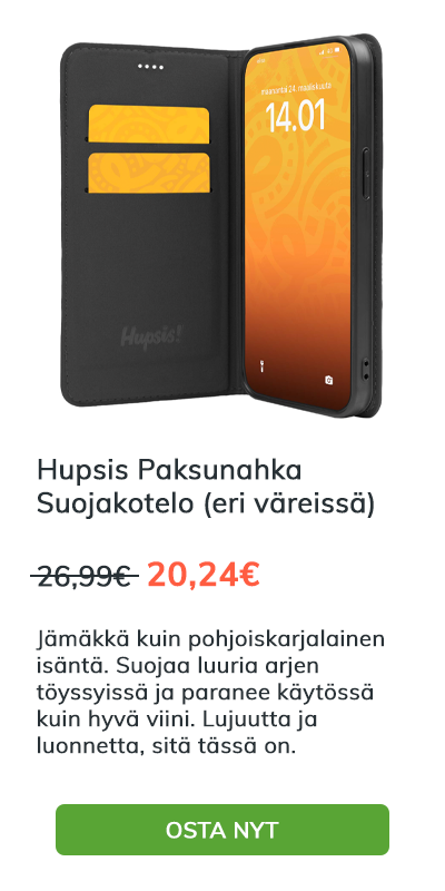 Hupsis Paksunahka suojakotelot
