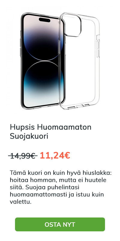 Hupsis Huomaamaton Suojakuoret