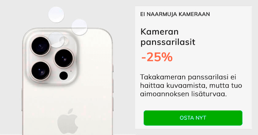 Takakameran panssarilasit