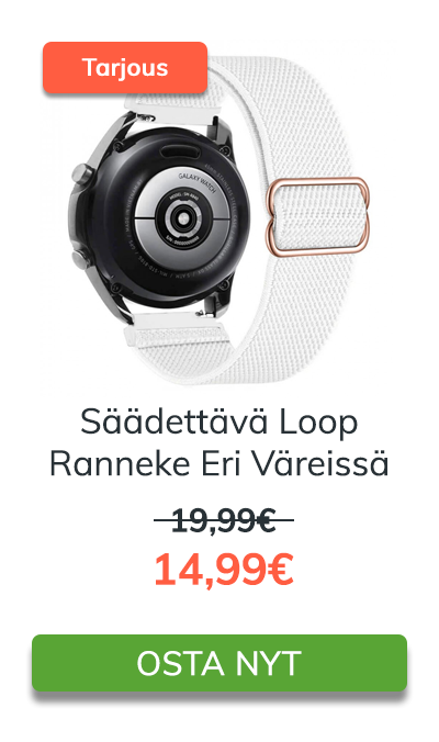 Säädettävä Loop ranneke 14,99€