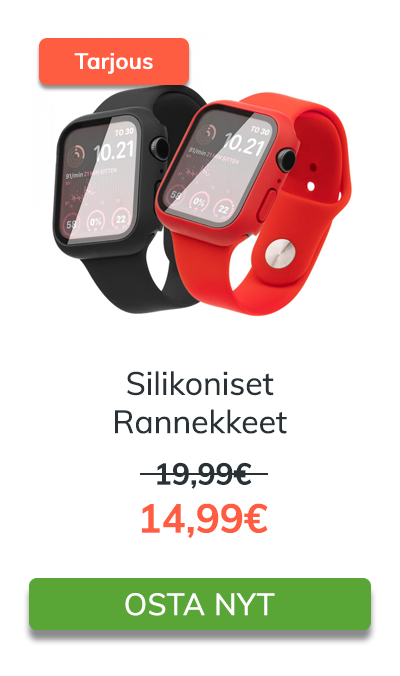 Silikoniset rannekkeet 15,00€