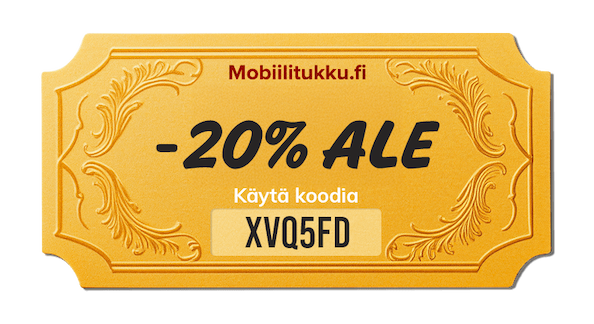 Mobiilitukku alekoodi XVQ5FD