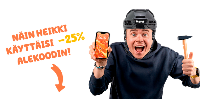 Näin Heikki käyttäisi -20% alekoodin