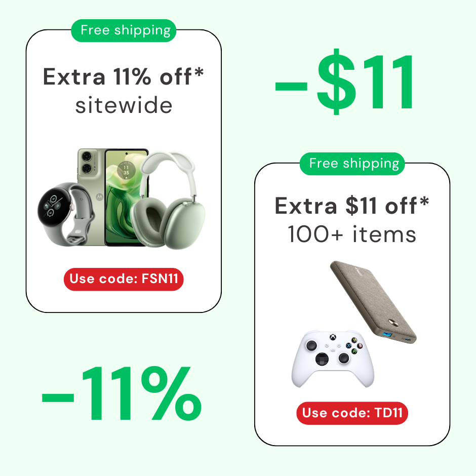 Extra 11% off sitewide // Extra $11 off 100+ items