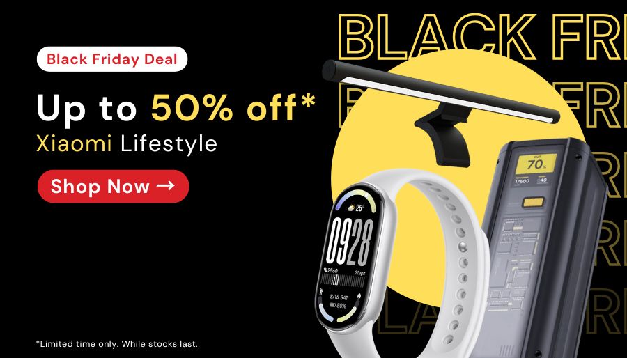 Up to 50% off Xiaomi Lifestyle