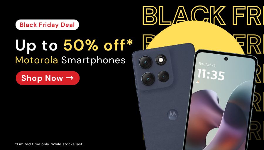 Up to 50% off Motorola
