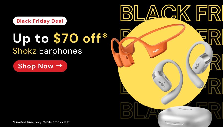 Up to $70 off Shokz Earphones