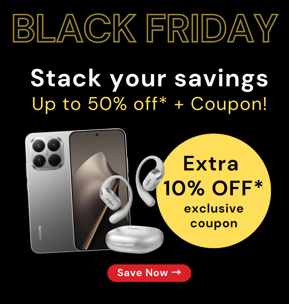 Up to 50% off Black Friday