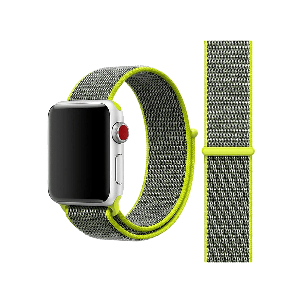 Image of Nylon klokkereim med borrelås for Apple Watch 41 / 40 / 38 mm