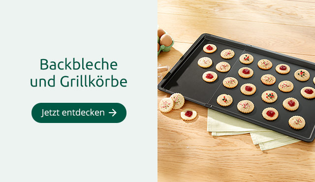 Backbleche und Grillkörbe