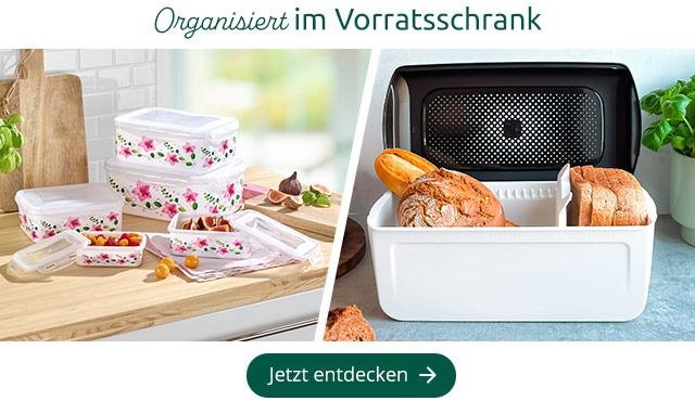 Organisiert im Vorratsschrank