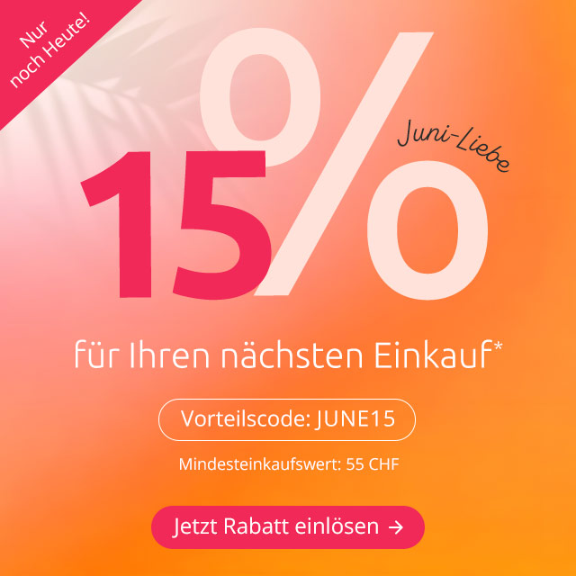 15% Rabatt 