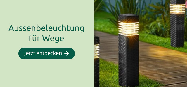 Aussenbeleuchtung für Wege