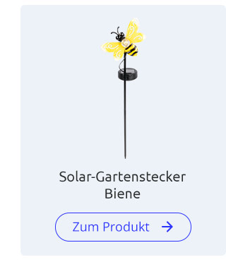 Solar-Gartenstecker Biene