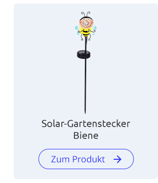 Solar-Gartenstecker Biene