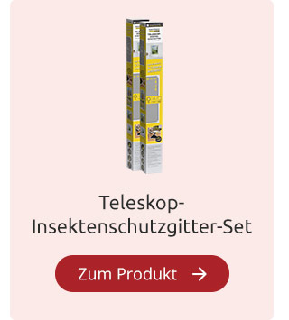 Teleskop-Insektenschutzgitter-Set 