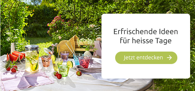 Erfrischende Ideen für heiße Tage