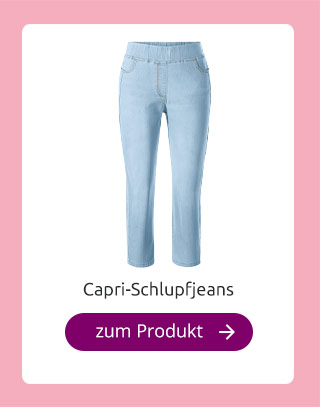 Capri-Schlupfjeans