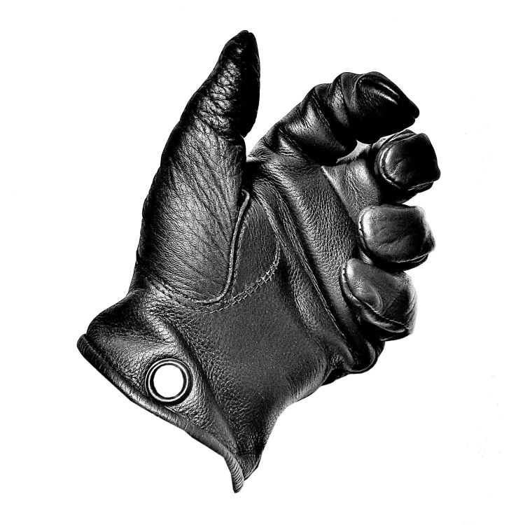 Image of Kootamo Black Nahkahanskat, Work, Bushcraft L / 25cm / 10"