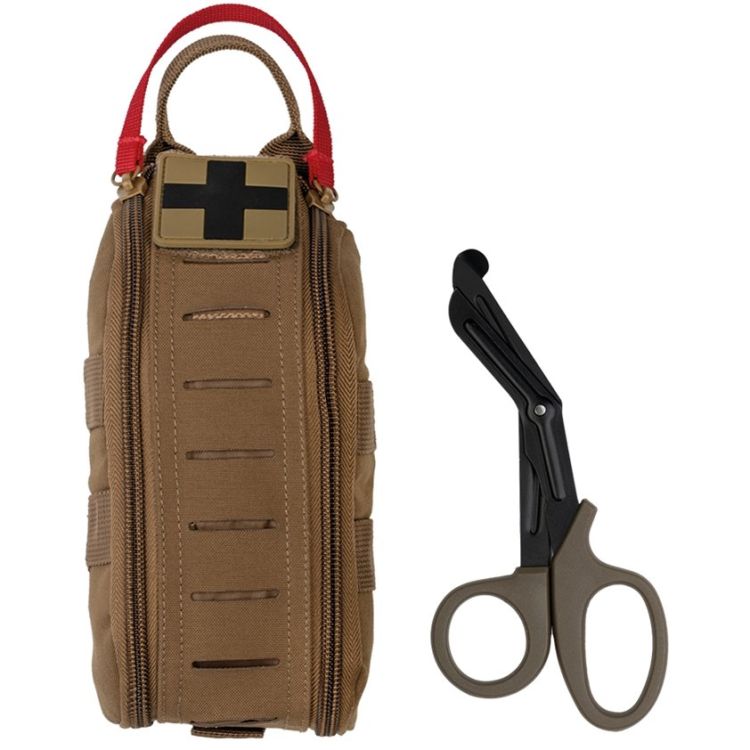 Image of Mil-Tec IFAK Rapid Pack, Saksilla Musta