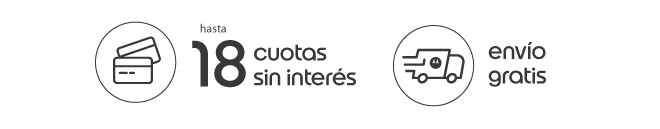 HASTA 18 CUOTAS SIN INTERÉS | ENVÍO GRATIS