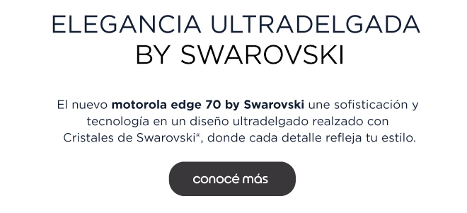 elegancia ultradelgada by srarovski | conocé más