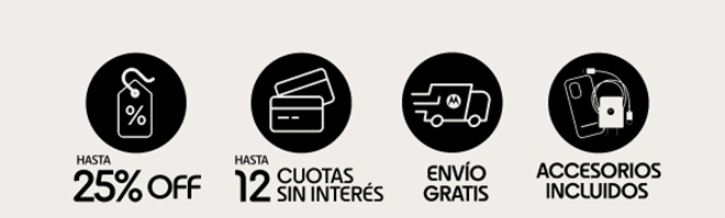 HASTA 250% OFF | HASTA 12 CUOTAS SIN INTERÉS | ENVÍO GRATIS | ACCESORIOS INCLUIDOS