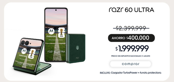 razr 60 ULTRA $1.999.999 | comprar