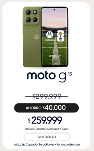 moto g15 $259.999 | comprar