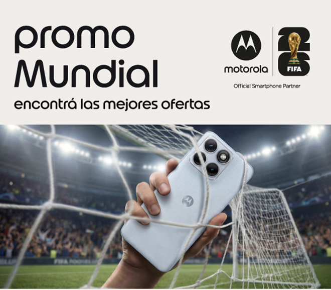 promo mundial | encontrá las mejores ofertas | motorola fifa Official Smartphone Partner 