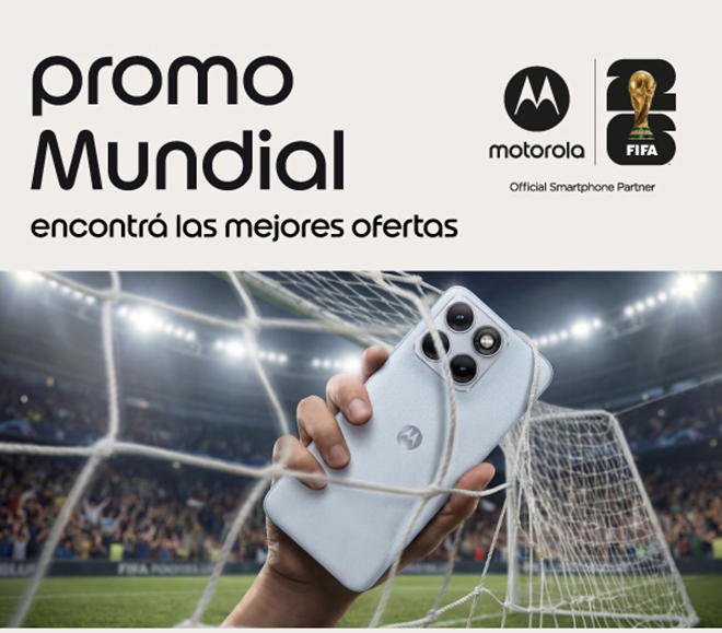 promo mundial | encontrá las mejores ofertas | motorola fifa Official Smartphone Partner 