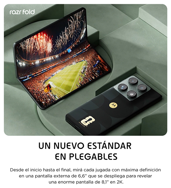 razr fold | un nuevo estándar en plegables