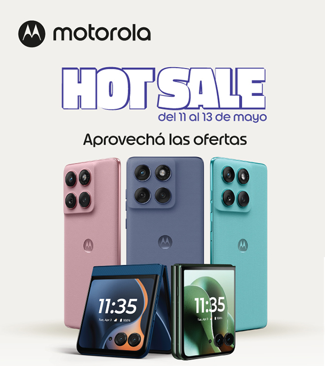motorola | hot sale | del 11 al 13 de mayo | Aprovechá las ofertas