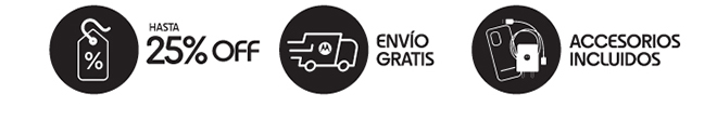 hasta 25% off | envío gratis | accesorios incuidos